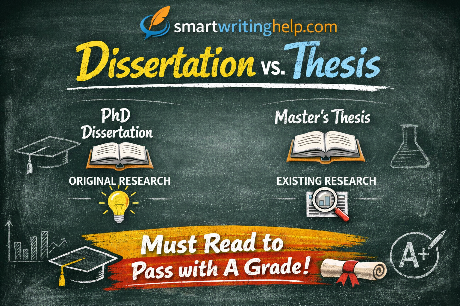 Dissertation vs. Thesis: Must Read to Pass with A Grade